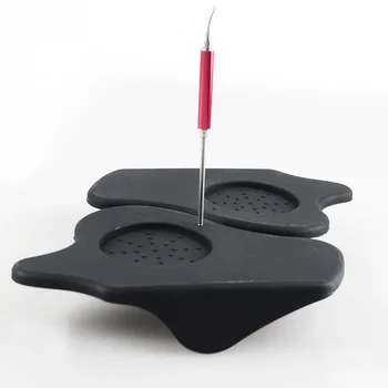 

Coffee Tamper Mat Silicone Rubber Tampering Corner Mat Coffee Maker Pressure Powder Tamper Mat