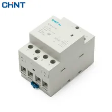 Чинт бытовой небольшой однофазный контактор переменного тока NCH8-63/40 220 В руководство Тип четыре нормально открытые 4 P 63A