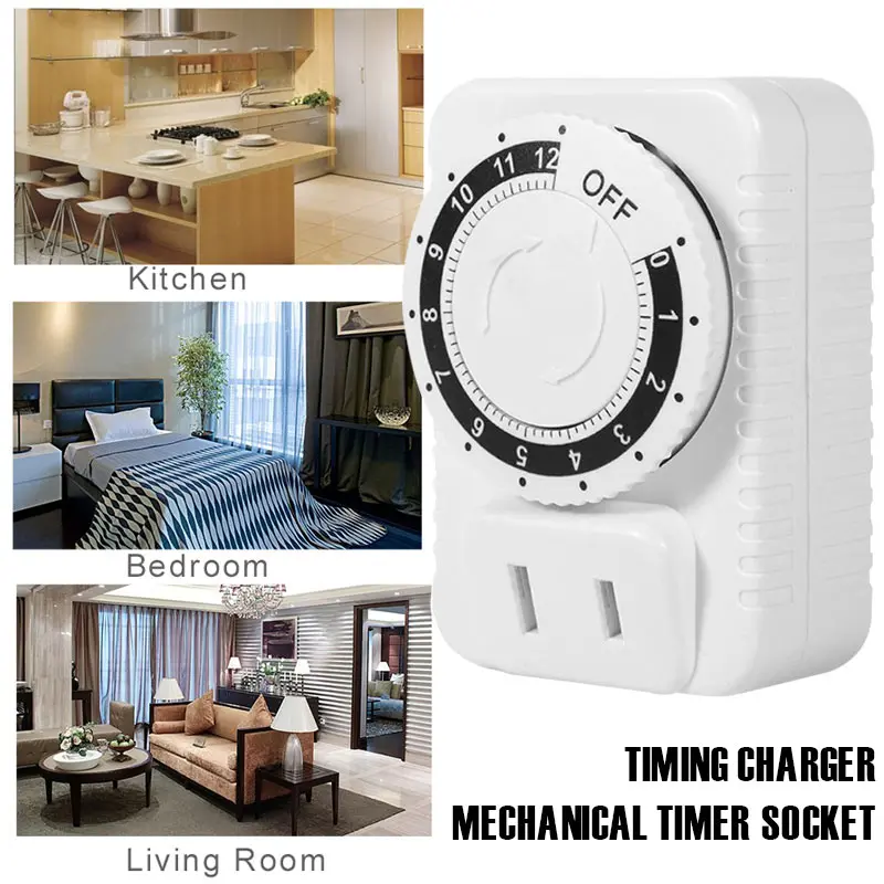 

Timer Plug Electrical Time Socket Adjustable Digital Electric Bicycle Charge Energy-Saving Relay Switch Multi-Function Timing