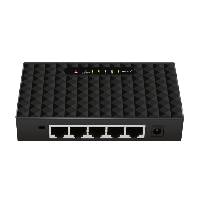 

Network Switchs 5 Port Gigabit Desktop Switch 10/100/1000Mbps Fast Ethernet Network Switch LAN Full/Half duplex Exchange