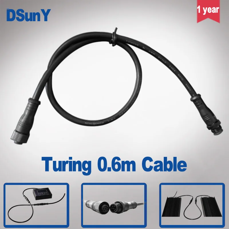 DSunY Truing-B/D 0,6 m/1,5 m/2 m& 8 pin удлинитель для питания светодиодный светильник для аквариума, соединяющий контроллер и панели - Цвет: 60cm