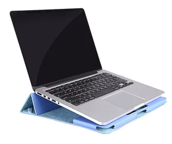 

Protective Case + Bracket for Apple Laptop Case MacBook Pro 13 15-inch Computer Case Air11-inch Folding Leather Case