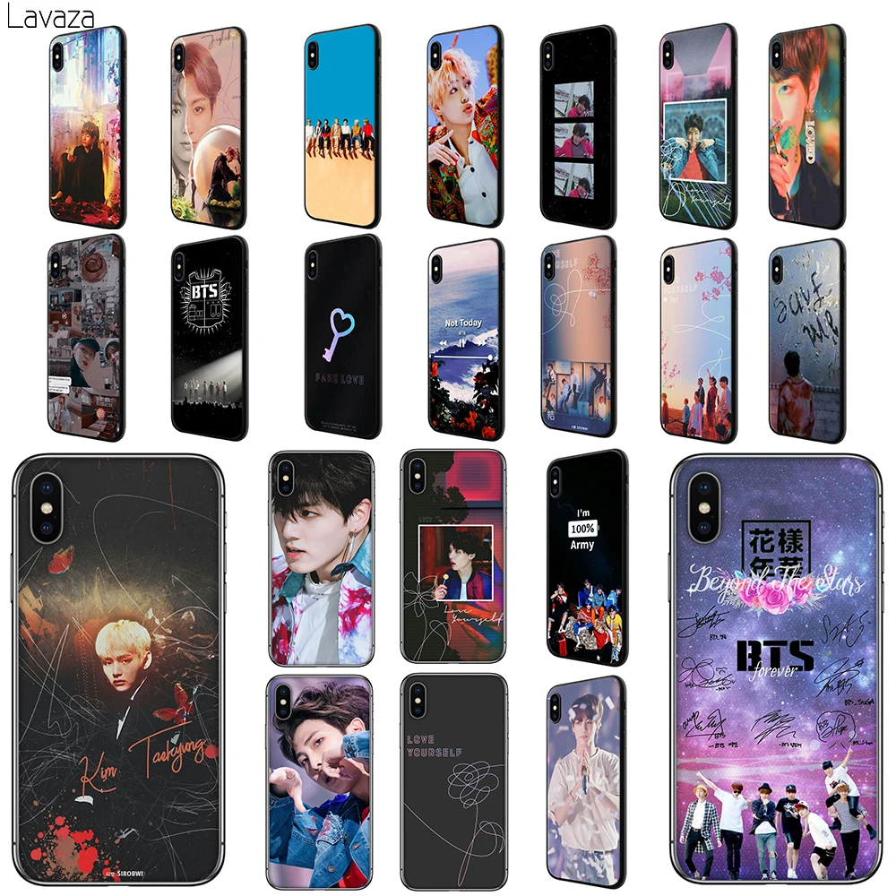 

Lavaza BTS Yourself Fake Love Bangtan Boys Soft TPU Case Cover for Apple iPhone 6 6S 7 8 Plus 5 5S SE X XS MAX XR Silicone Cases