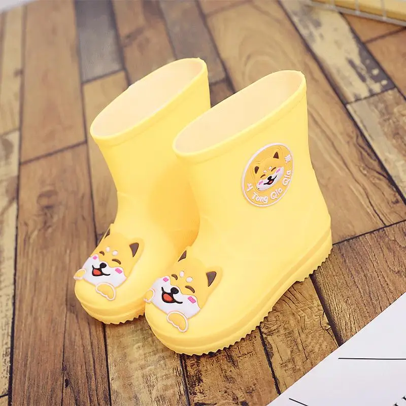 

Rain Boots Kids for Boys Girls Toddler Rain Boots Waterproof Baby Non-slip Rubber Water Shoes All Seasons Children Rainboots