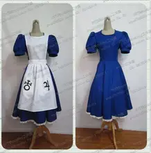 Figura de acción del anime alice madness returns alice madness returns cosplay traje de sirvienta uniforme fancy dress s-xl