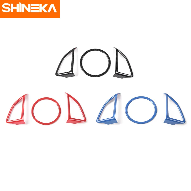 SHINEKA автомобильный Стайлинг накладка на руль декоративная отделка наклейка Рамка для Chevrolet Camaro