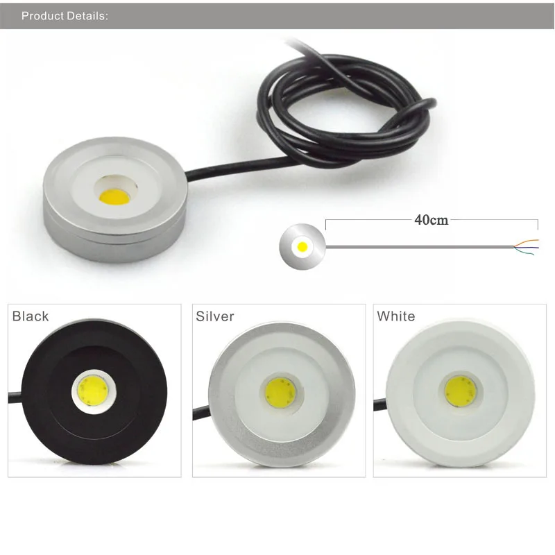 3 W 110 V 220 V 240 V IP65 Triac затемнения мини светодиодный точечная лампа светильник 80Ra освещения шкафа домашнего интерьера открытый свет