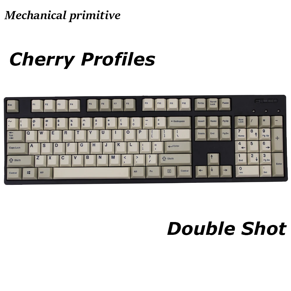MP 104 keycaps ретро колпачки вишневый профиль PBT двухсторонний колпачок для