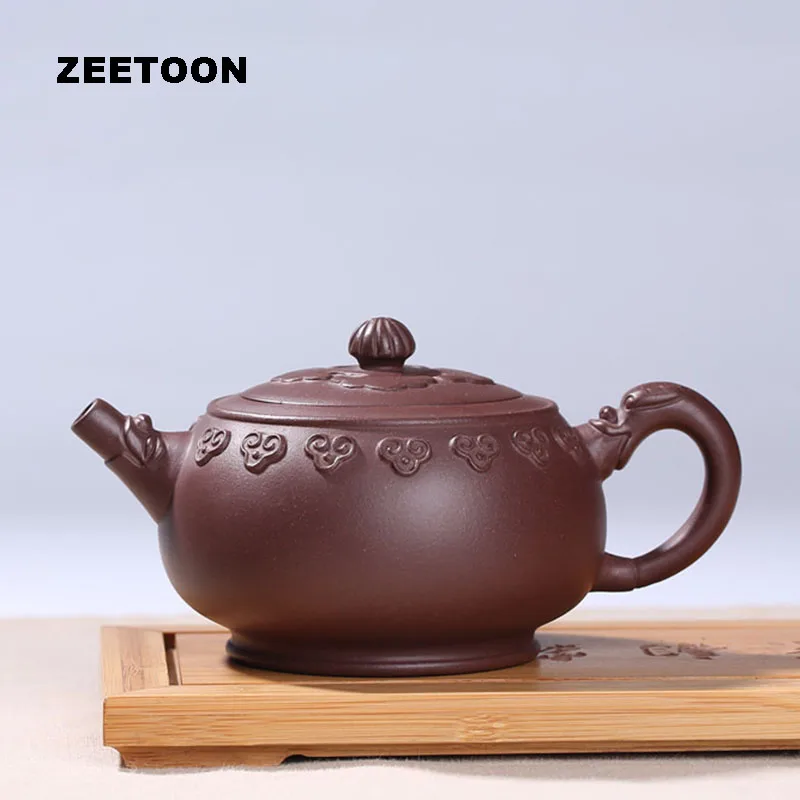 380ml High capacity Authentic Yixing Teapot Chinese Health Purple Clay