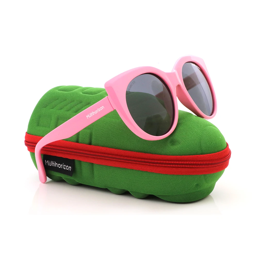 Boys Girls Cat Eye Polarized Sunglasses Brand TPEE Eyewear Personalized