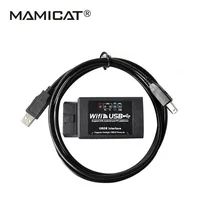 PIC18F25K80 WIFI ELM327 USB Scanner de Carro Interface de ELM 327 USB wifi OBD-II Scanner Professional Ferramenta De Diagnóstico Para Android/IOS