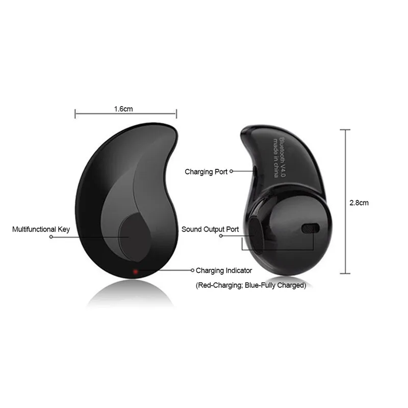 S550 наушники невидимая гарнитура Bluetooth мини беспроводные гаджеты и подарки 4 цвета
