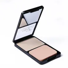 Портативный размер Мягкая натуральная женская Косметическая основа для лица порошок водонепроницаемый осветить лицо консилер прессованная пудра