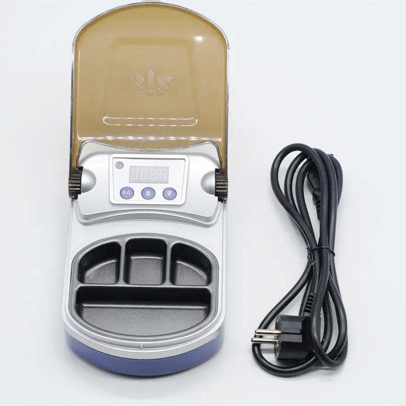 Dental Analog Digital Wax Heater 4 well Pot Melting Dentist Lab