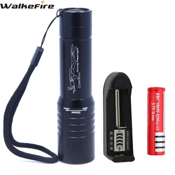 

Scuba Diving LED Flashlight 3800LM XM-L T6 Underwater Zoomable Torch Light Lamp & Battery & Charger