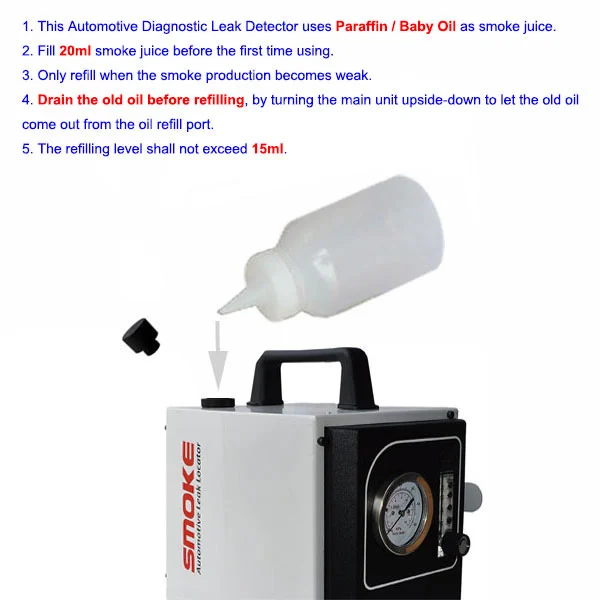 How to refill oil
