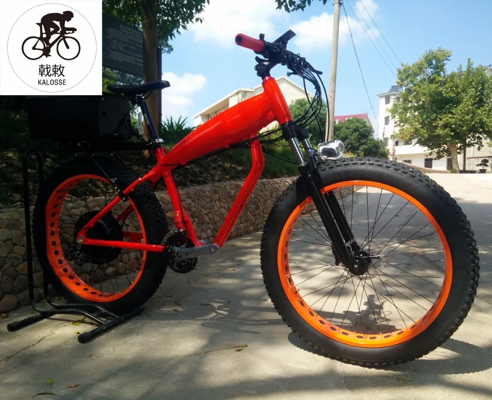 Best Kalosse   electrical Beach   bike E bike  30  speed M610  Hydraulic brakes  60V 2000W electric  fat  bike 1