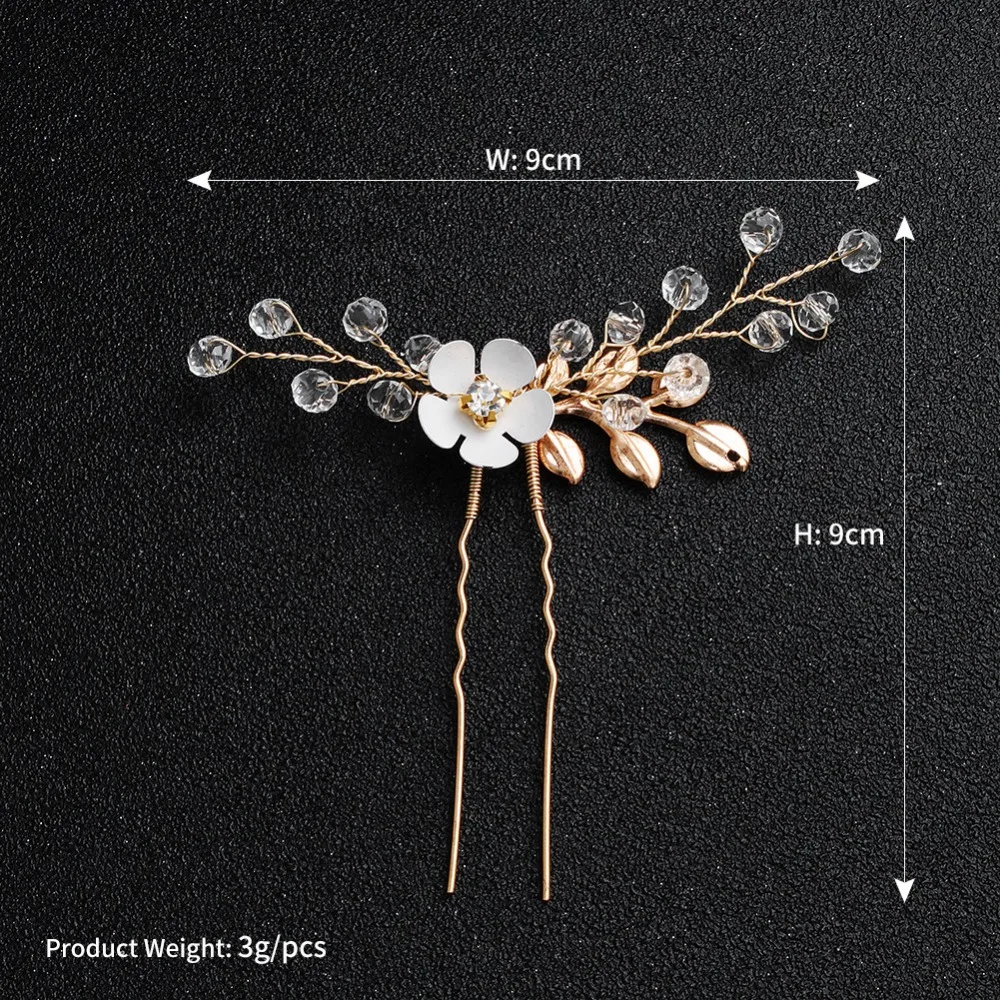 Gold Color Hair Pins  (2)