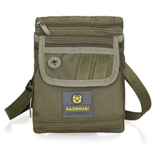 Мужская нейлоновая поясная сумка через плечо, военная сумка для мотоциклистов, Повседневная тонкая мужская сумка на пояс, маленькие сумки через плечо
