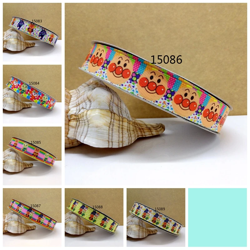 

Crtoon printed grosgrain ribbon ,satin ribbon 10 yards.15086