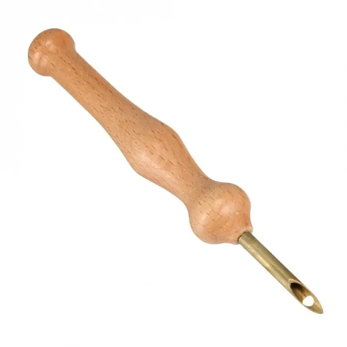Волшебная вышивальная ручка перфоратор игла для валяния набор резец деревянная ручка скатерти ремесленные инструменты DIY шитье JS22