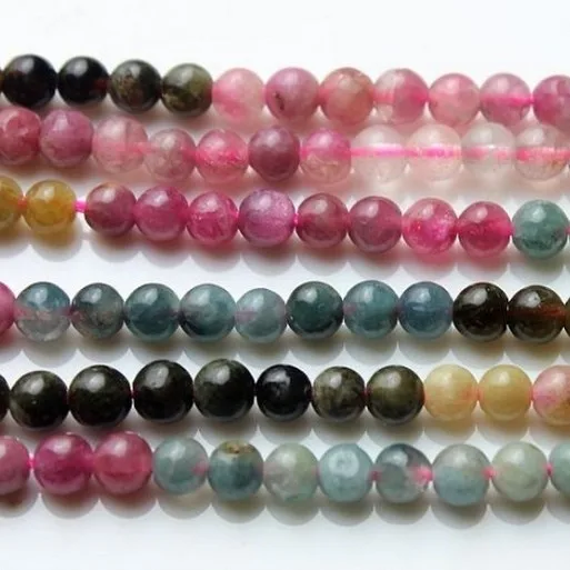 

DIY handmade crystal jewelry materials 6MM natural loose beads wholesale Baxi Bi Yuxi beaded , can do two bracelets