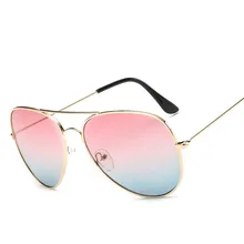 New Classic Pilots Glasses Metal Frame Men Women Gradient Lens Summer Trends Holiday Glasses sunglasses men X3026