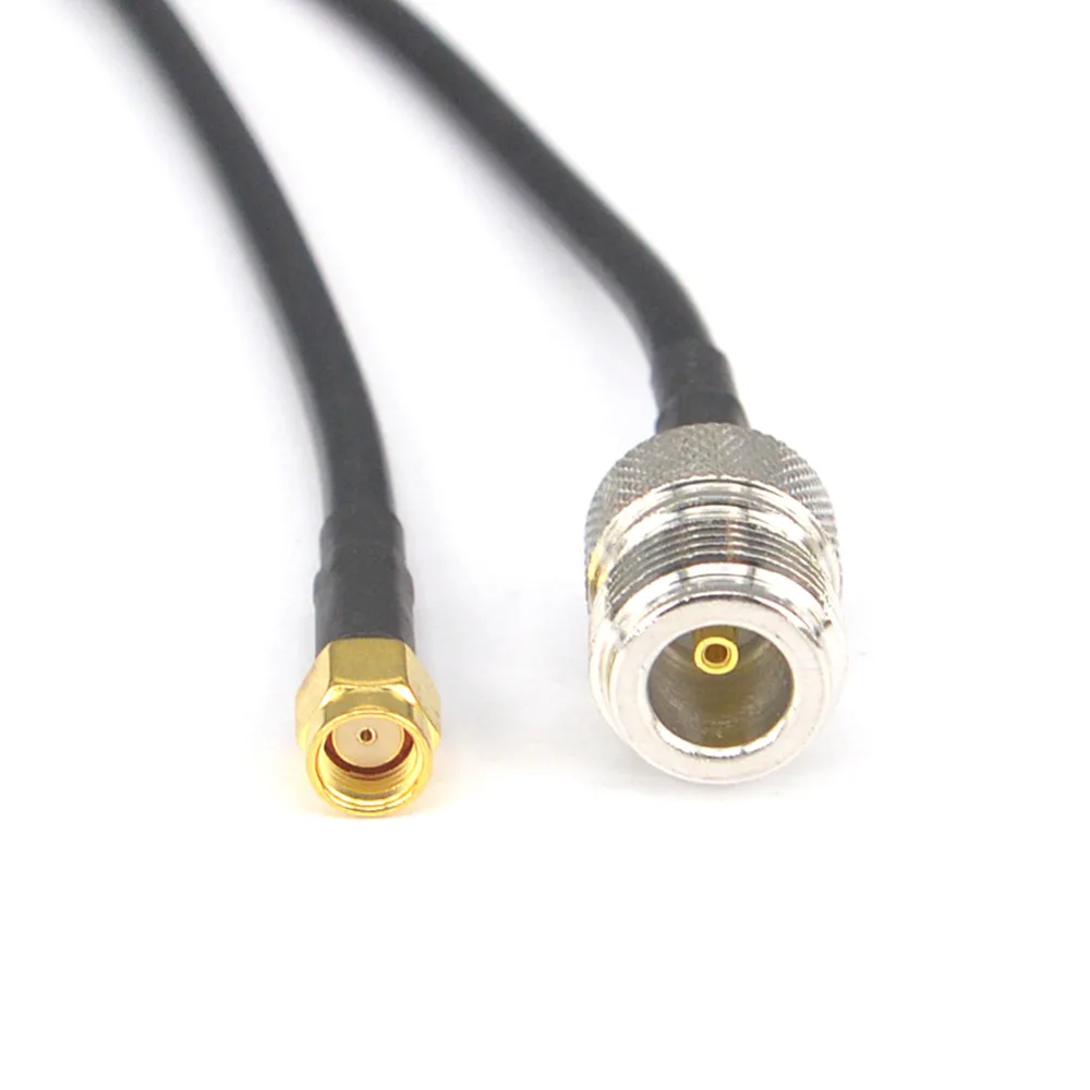 

Low Loss Cable N female to RP SMA male Coaxial Pigtail Jumper Cable Adapter RG58