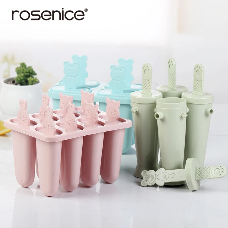 

Kitchen Small Ice Cream Tool Ice Popsicle Maker Homemade Bear Ice Cream Mold Non-toxic Ice Lattice Wholesale