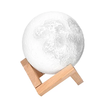 

ITimo 3D Moon Night Light Indoor Lighting Rechargeable USB Moonlight Table Desk Lamp Magical Birthday Valentines Gift