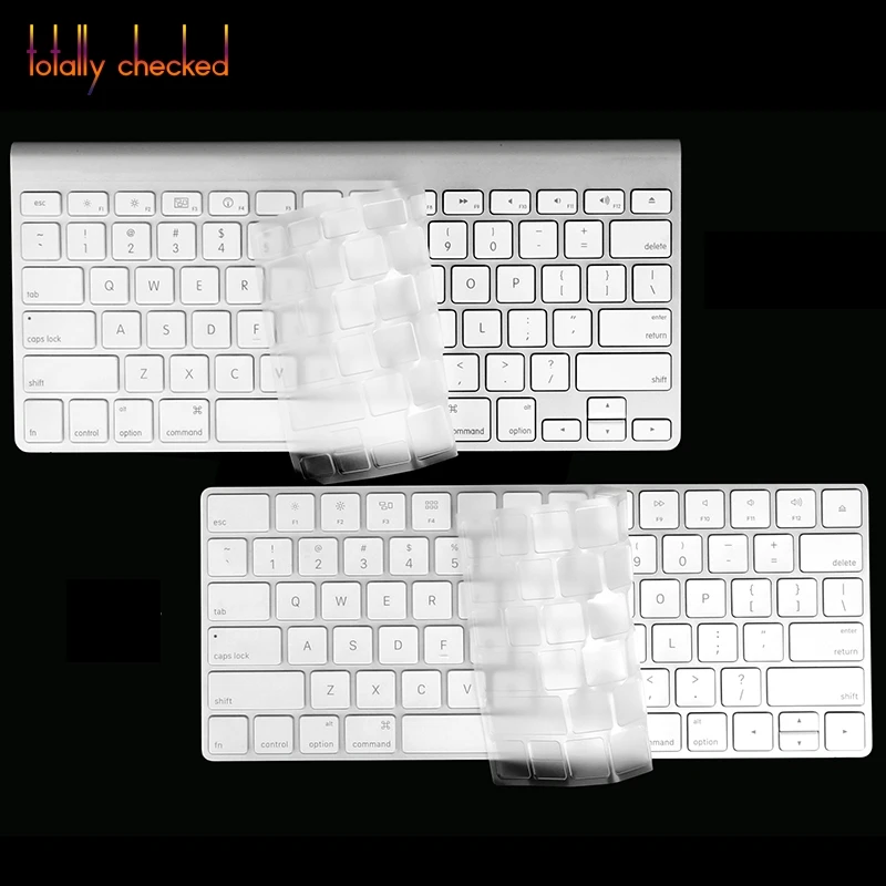 

Magic Keyboard Cover for Apple Wireless Bluetooth Keyboard Magic Keyboard Black Silicone Skin TPU Keyboard Cover Skin