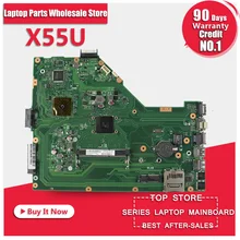 X55A For ASUS X55U X55A Integrated Laptop motherboard mainboard 100 tested freeshipping