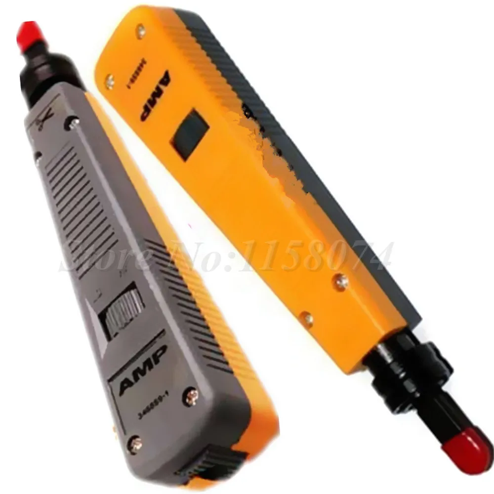 Crimper RJ45 RJ11 Cat5e Network PC Cable Punch Down Impact Tool 110 Blade