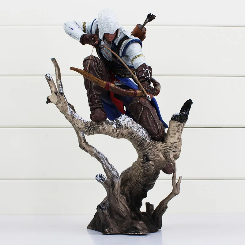 Assassins Creed The Hunter Figurine Connor Classic Game Assassins Creed 3 Figure Action Collectible Toys