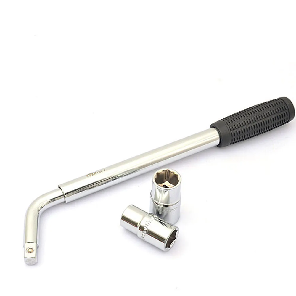Telescopic Auto Wheel Removal Wrench Telescoping Power Wrench Tire Tyre Telescoping Lug Wrench With Sockets