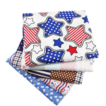 

50*145CM star patchwork printed 100 percent cotton fabric for Tissue Kids Bedding home textile for Sewing Tilda Doll,c700