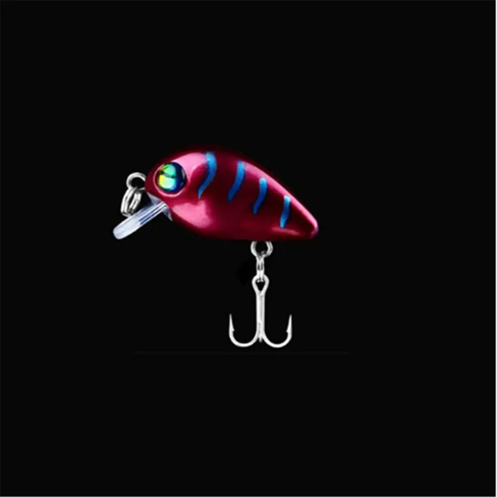 1 шт. 3 см 7 г мини воблер Minnow 3D приманка для рыбалки с глазками плавающая