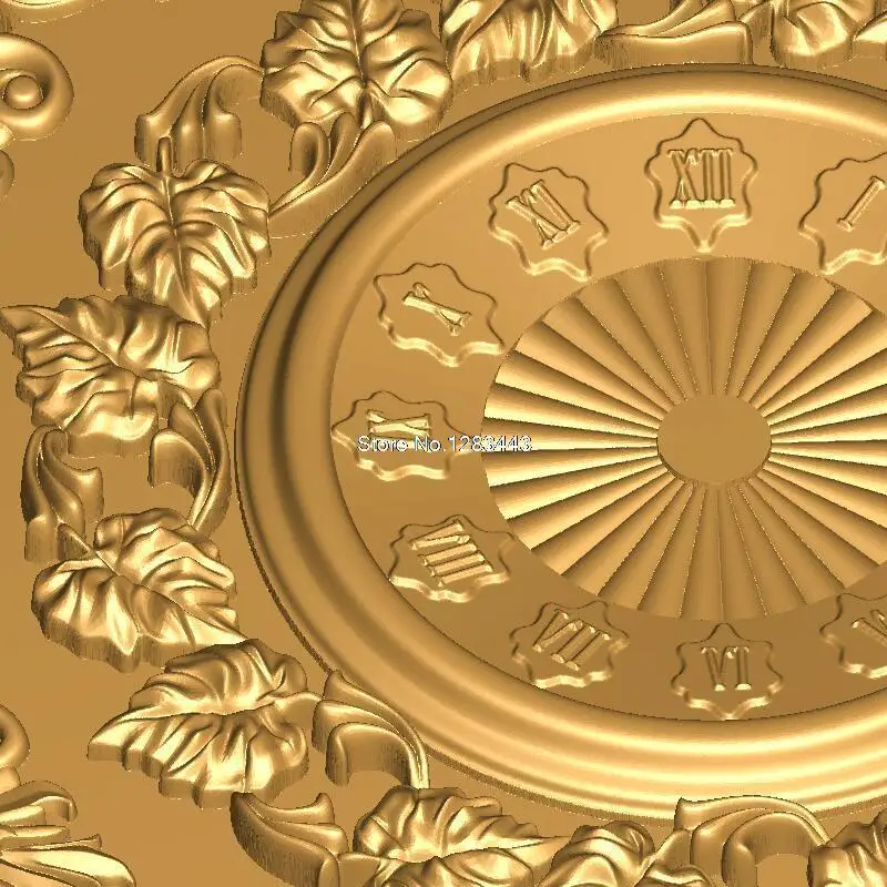 3d модель STL рельеф формат для ЧПУ в формате Clock_24|3d model relief|stl relief3d stl |