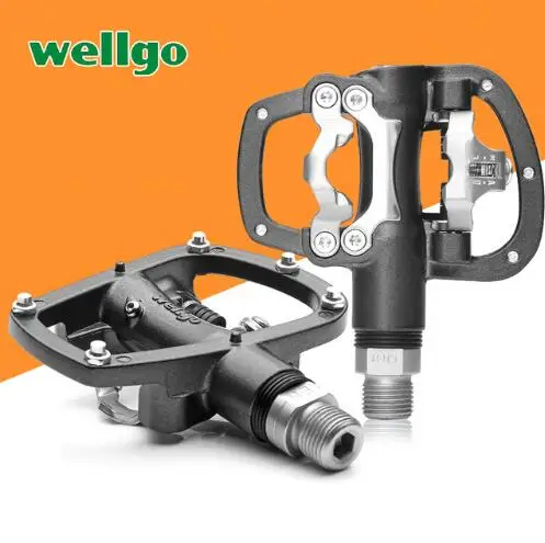Педали Wellgo R120B для горного дорожного и велосипедного велосипеда без клипов с
