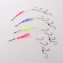 Рыболовные крючки Flasher Rig крючок для колючей Рыбная ловля в соленой и пресной воде крючки светящиеся рыболовные снасти для ночной рыбалки