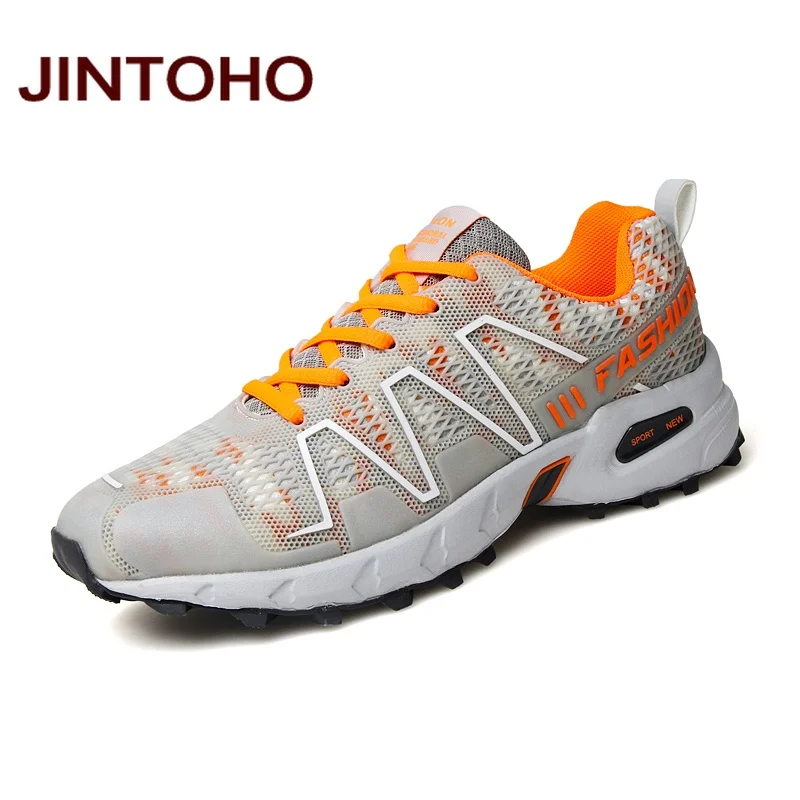 JINTOHO Breathable Men Sport Shoes Comfortable Athletic Outdoor Shoes Cheap Men Sneakers Running ...