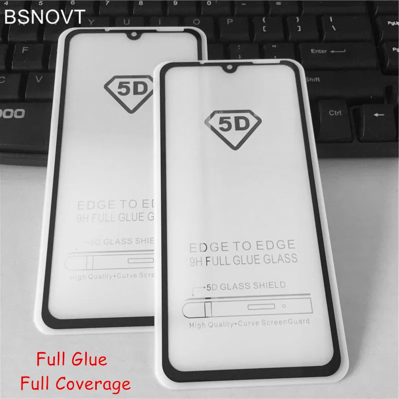 Screen Protector Glass Xiaomi Mi 9 Full Cover Anti-Explosion Tempered For Phone Glue Xiomi Mi9 | Мобильные телефоны и