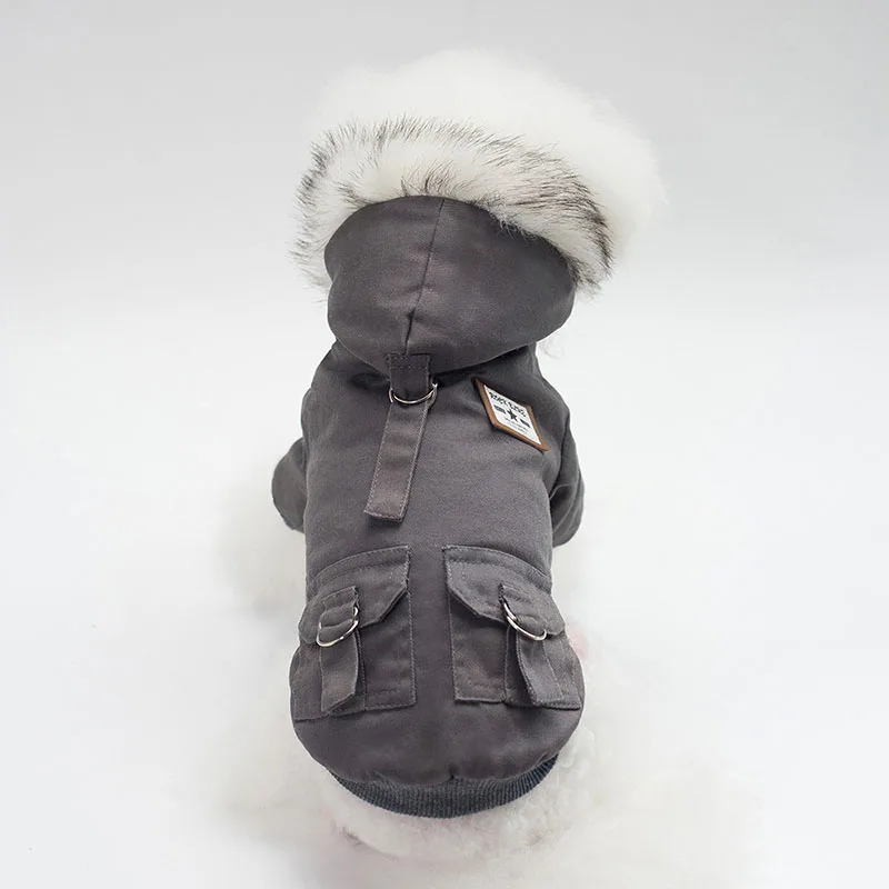 2018 New Winter Pet Cat Clothes Windproof Waterproof Puppy Dog Cat Coat Jacket Military Style Kitty Cat Clothing S M L XL XXL
