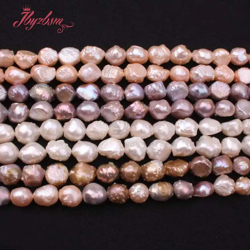 

8-10mm Freeform Keshi Edsion Freshwater Pearl Bead Natural Stone Beads For DIY Necklace Bracelet Jewelry Making 15"Free Shipping