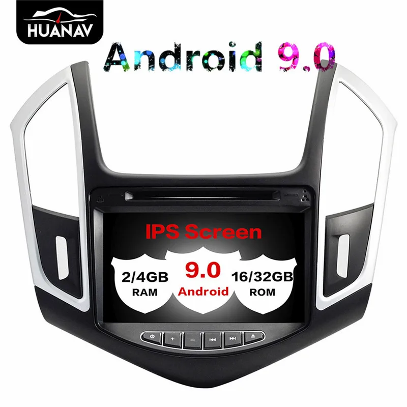 Автомобильный DVD-плеер с навигацией GPS Android 9 0 для Chevrolet CRUZE 2012 2013 2014 2015