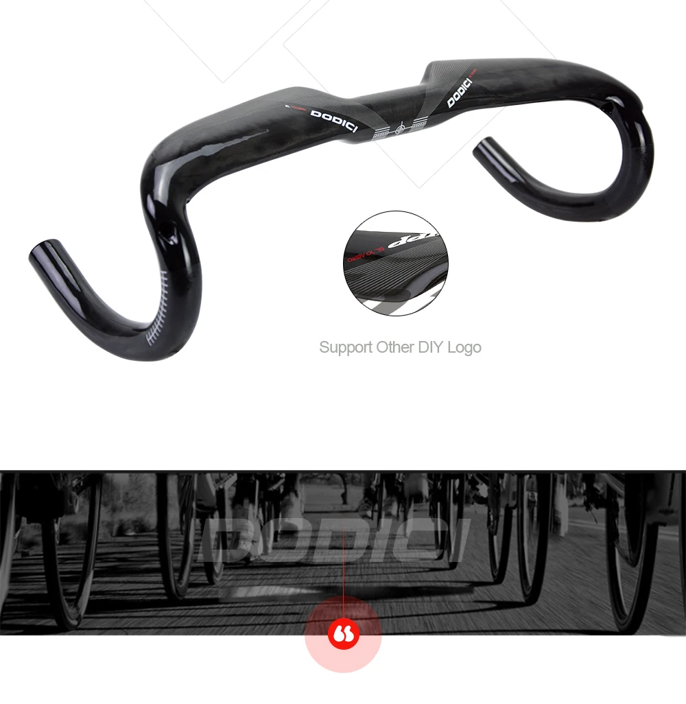 new DODICI road Bike handlebar JAPAN T800 carbon fiber carbon road mtb bike carbon parts sell super linght bar cycling par