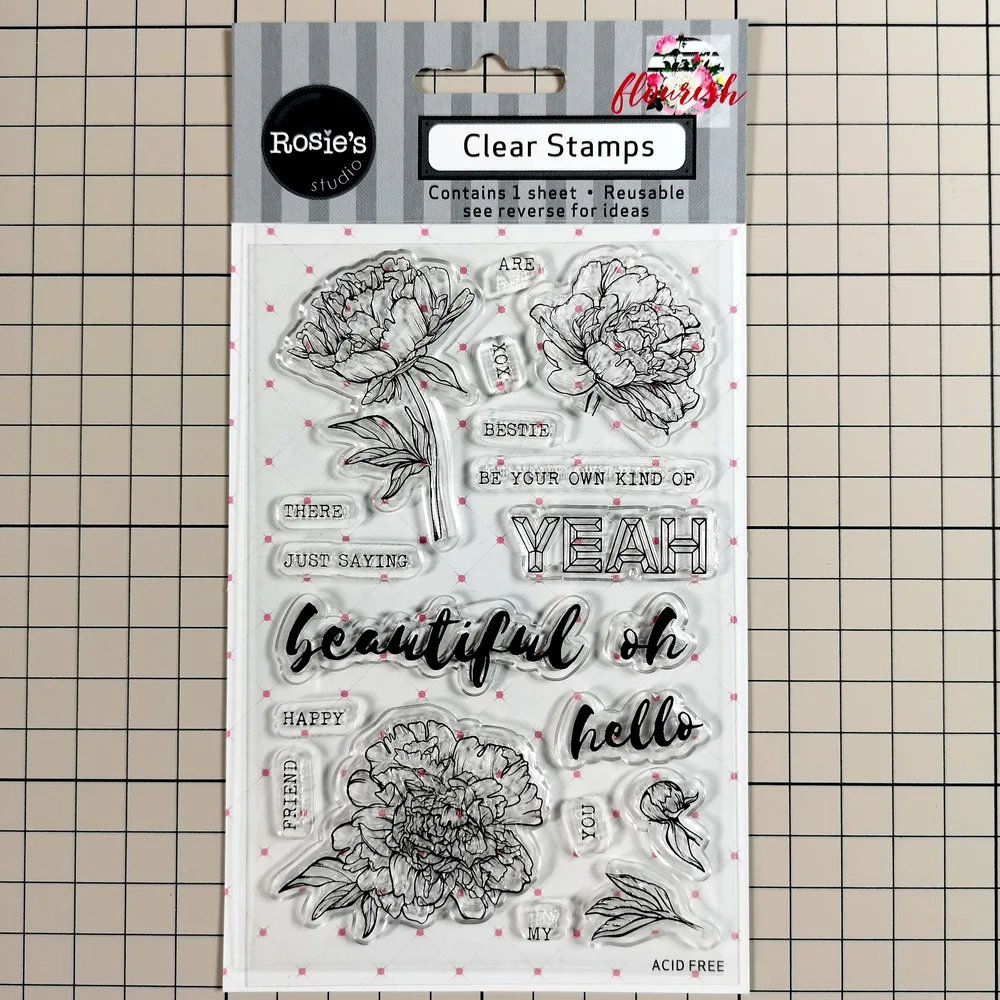 

CRZCrafter Clear Stamps Scrapbooking Card making Journal decoration embellishments
