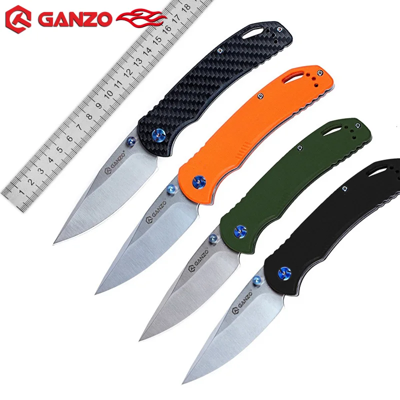 Ganzo G7531 440C Blade Folding knife G10 Handle Hunting Survival