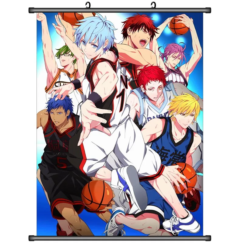 

Japanese Anime games Kuroko no Basketball Kise Ryota Yukio Kasamatsu Takao kazunari Aomine Daiki Home Decor Wall Scroll Poster