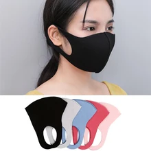 Маска для рта, дышащая, унисекс, губка, маска для лица, многоразовая, против загрязнения лица, защита от ветра, рот, покрытие, грипп, ткань, респиратор